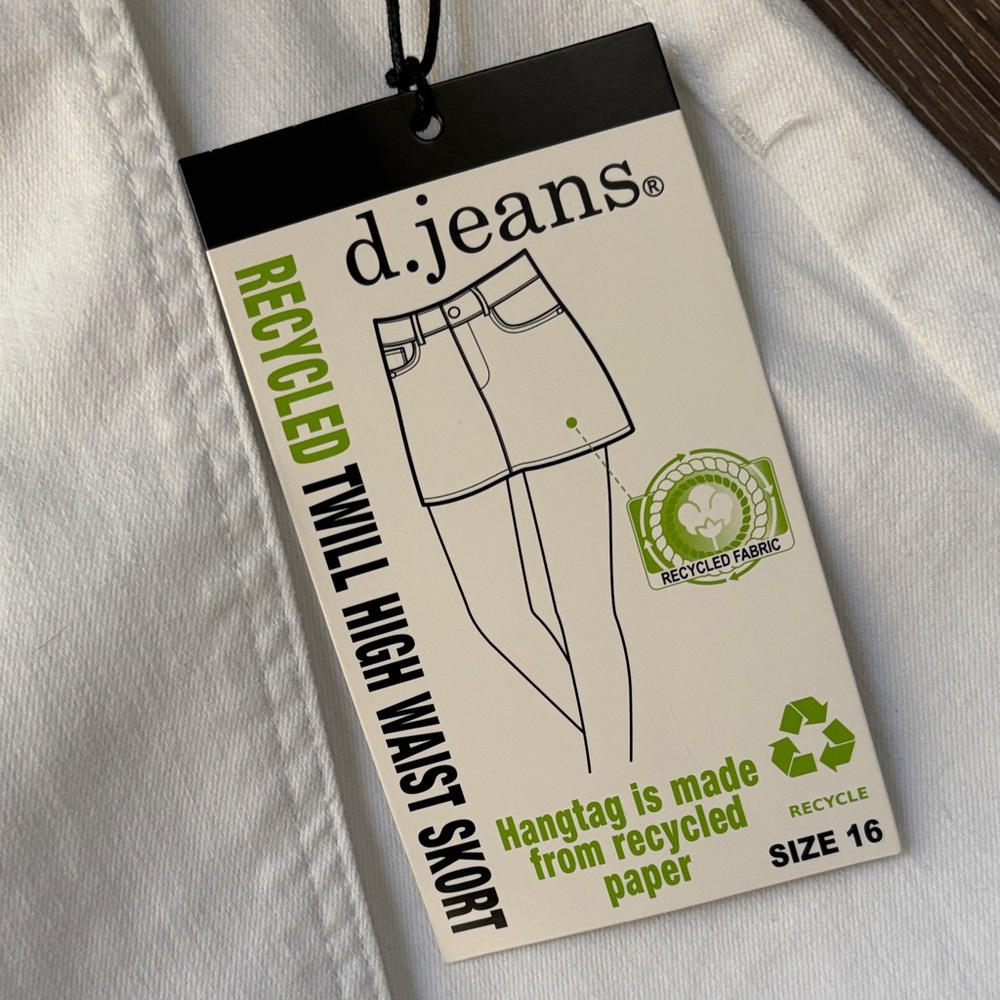 d. jeans Women's white Skort - Picture 5 of 9